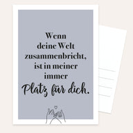 Platz für dich - Postkarte