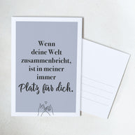Platz für dich - Postkarte
