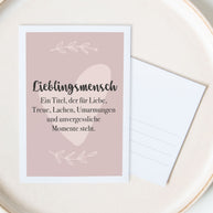 Lieblingsmensch - Postkarte