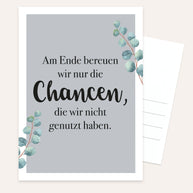 Chancen - Postkarte
