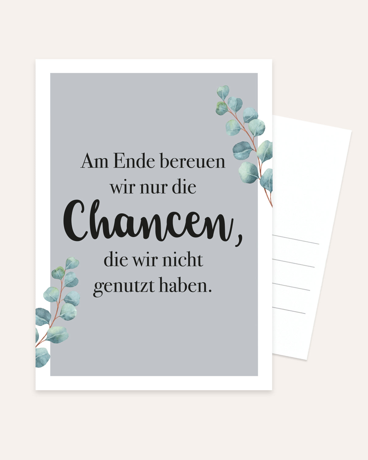 Chancen - Postkarte Postkarte Lieblingsmensch®