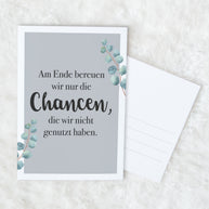 Chancen - Postkarte