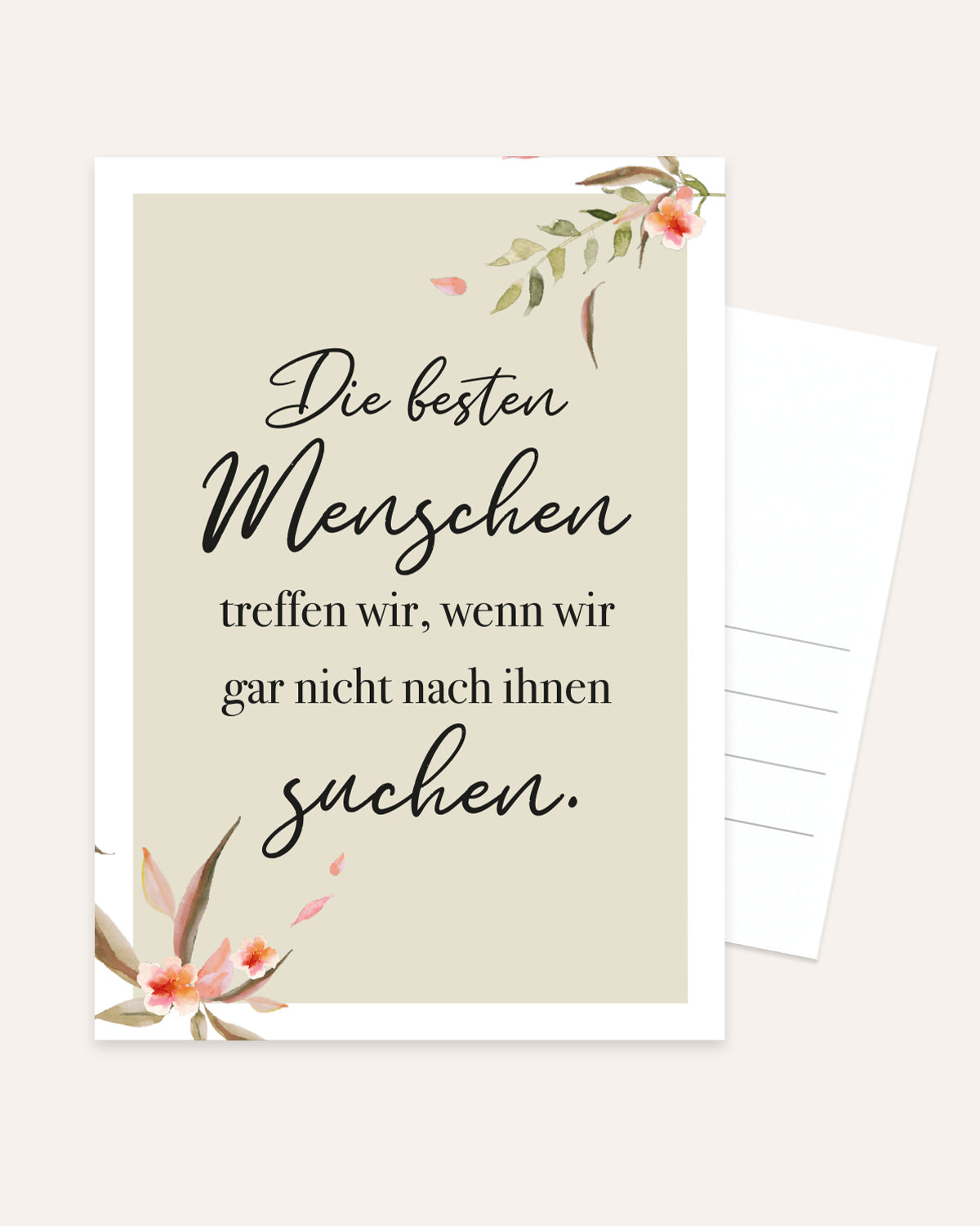 Die besten Menschen - Postkarte Postkarte Lieblingsmensch®