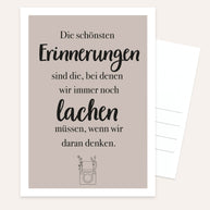 Die schönsten Erinnerungen - Postkarte