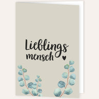 Lieblingsmensch - Grußkarte