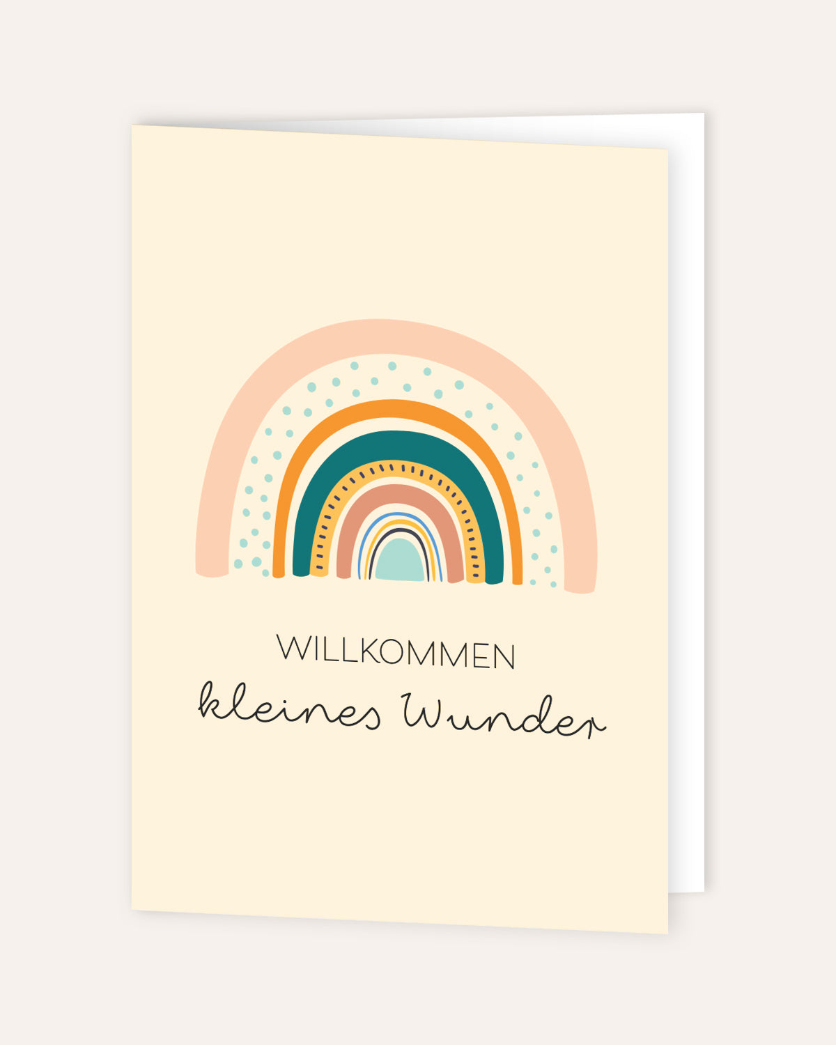 Willkommen kleines Wunder - Grußkarte Grußkarte Lieblingsmensch®