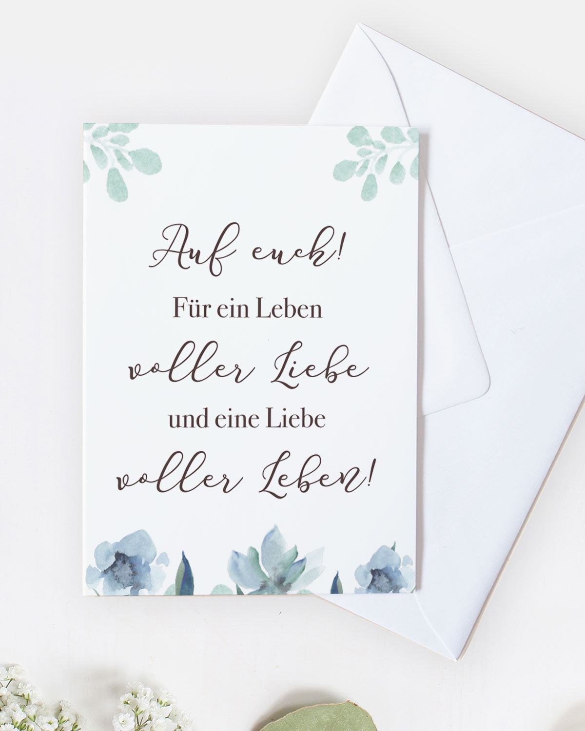 Auf euch! - Grußkarte Grußkarte Lieblingsmensch®