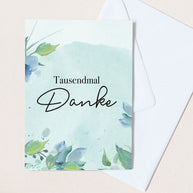 Tausendmal Danke - Grußkarte