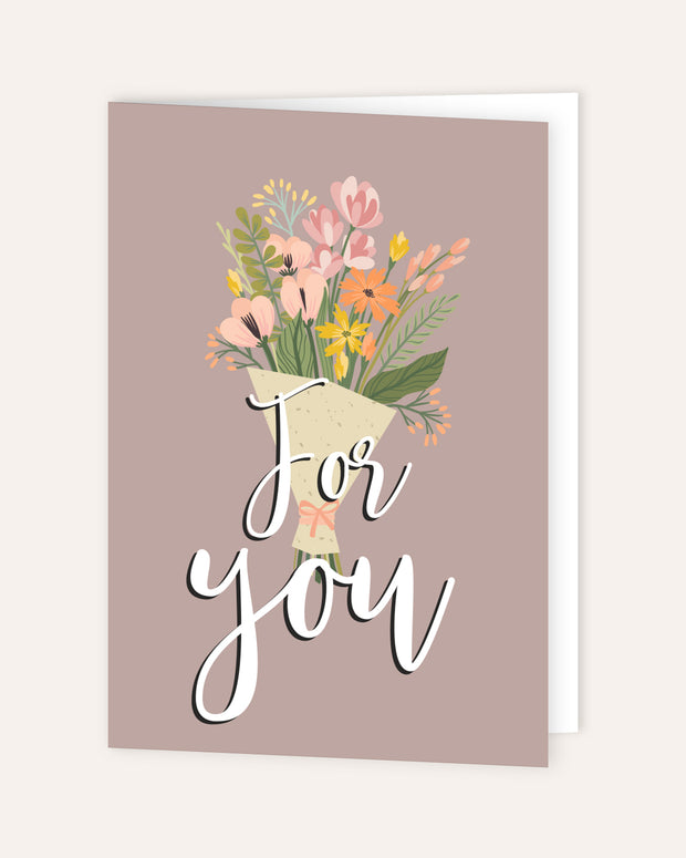 For You - Grußkarte