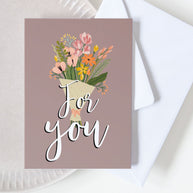 For You - Grußkarte