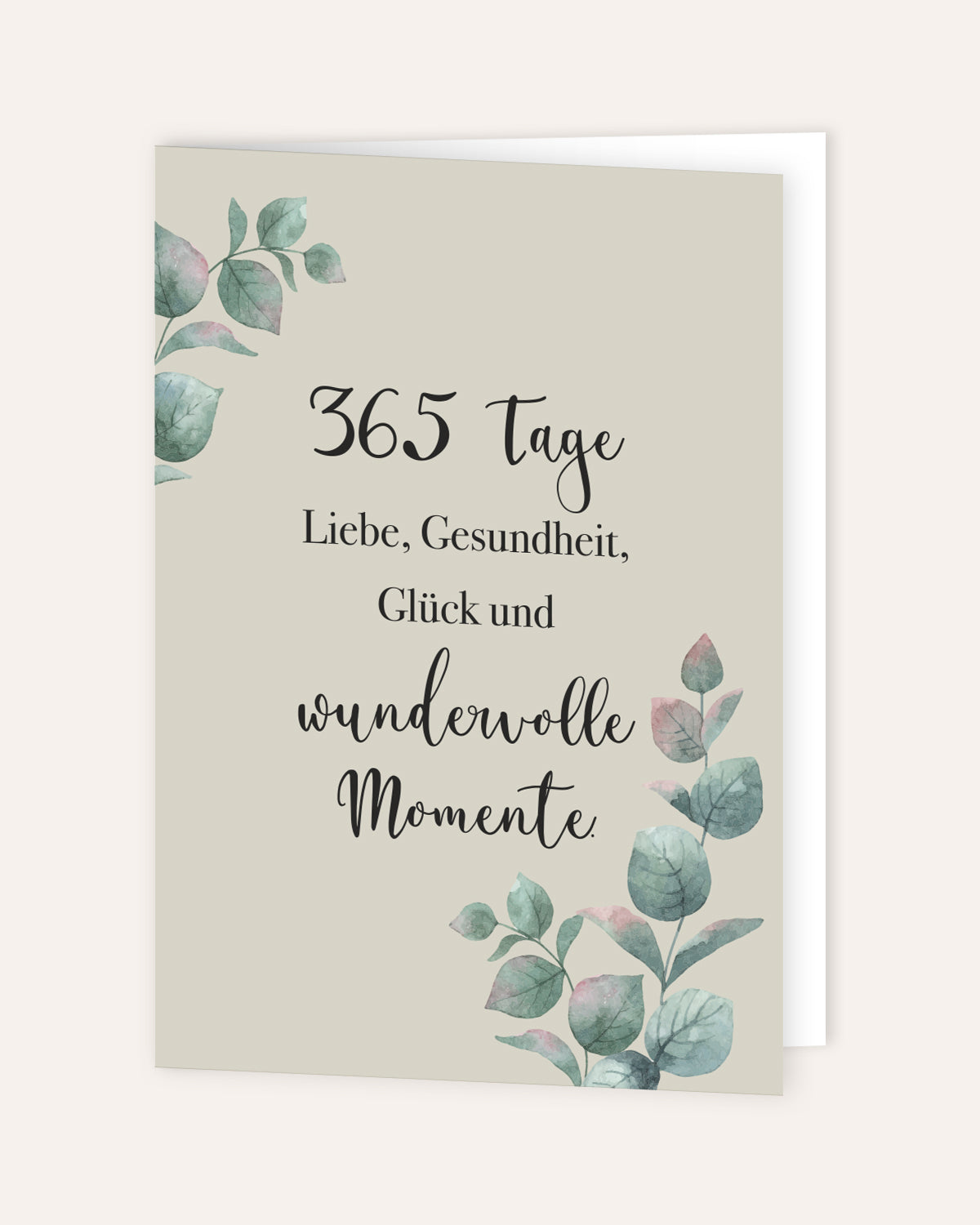 365 Tage - Grußkarte Grußkarte Lieblingsmensch®