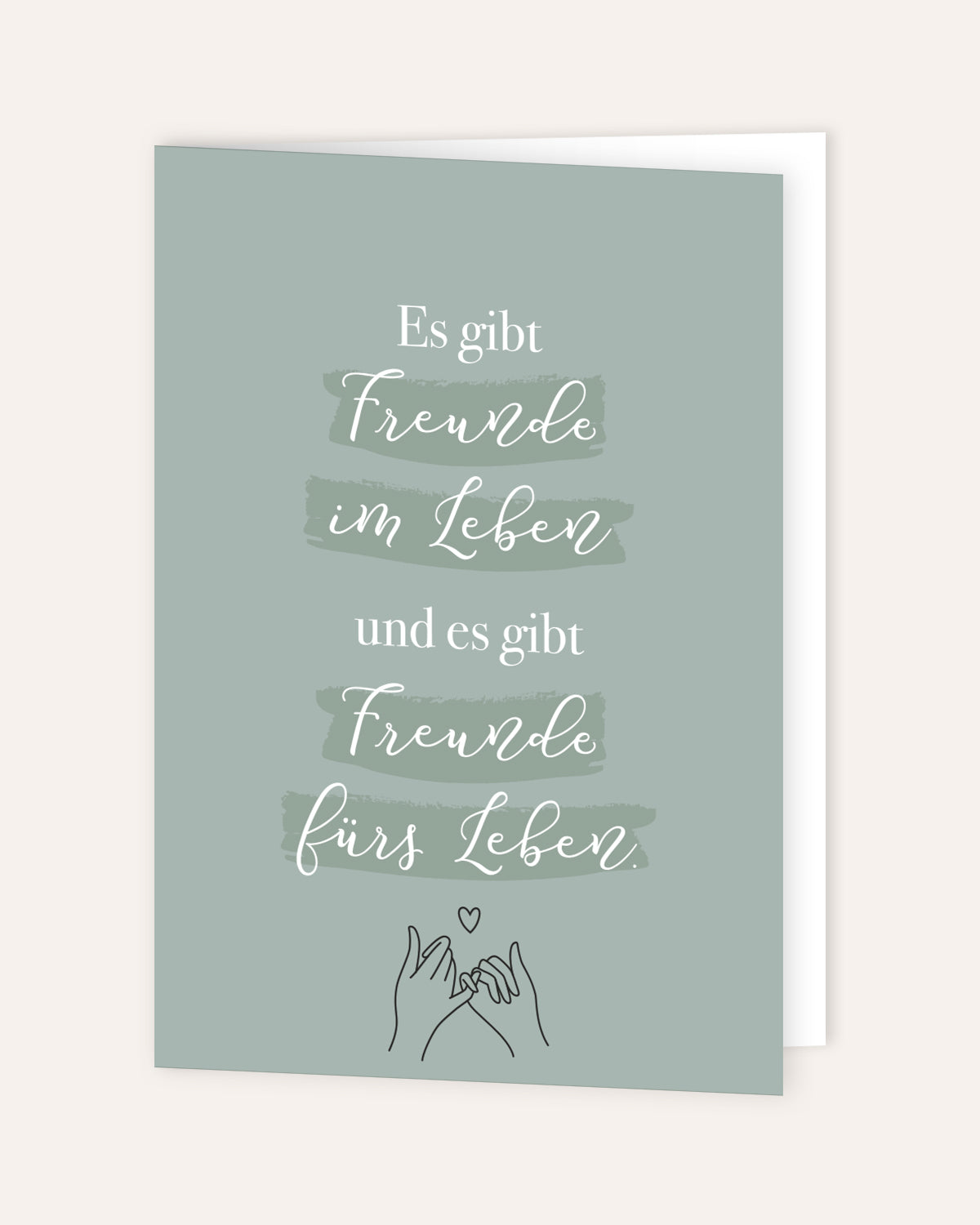 Freunde fürs Leben - Grußkarte Grußkarte Lieblingsmensch®