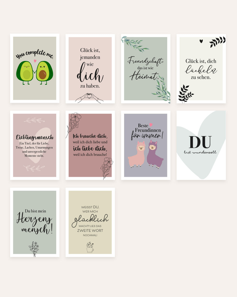 Lieblingsmenschen - Postkarten-Set