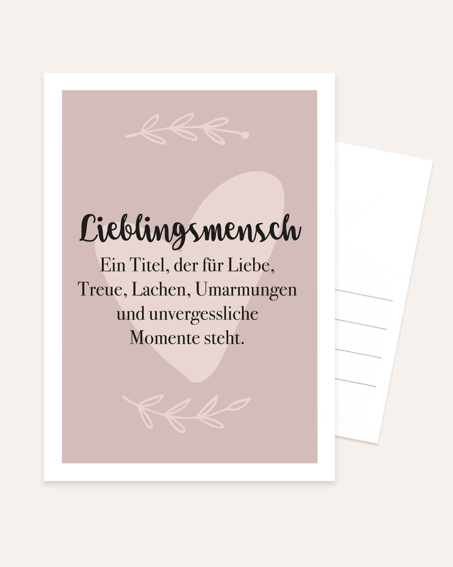 Lieblingsmenschen - Postkarten-Set