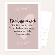 Lieblingsmenschen - Postkarten-Set