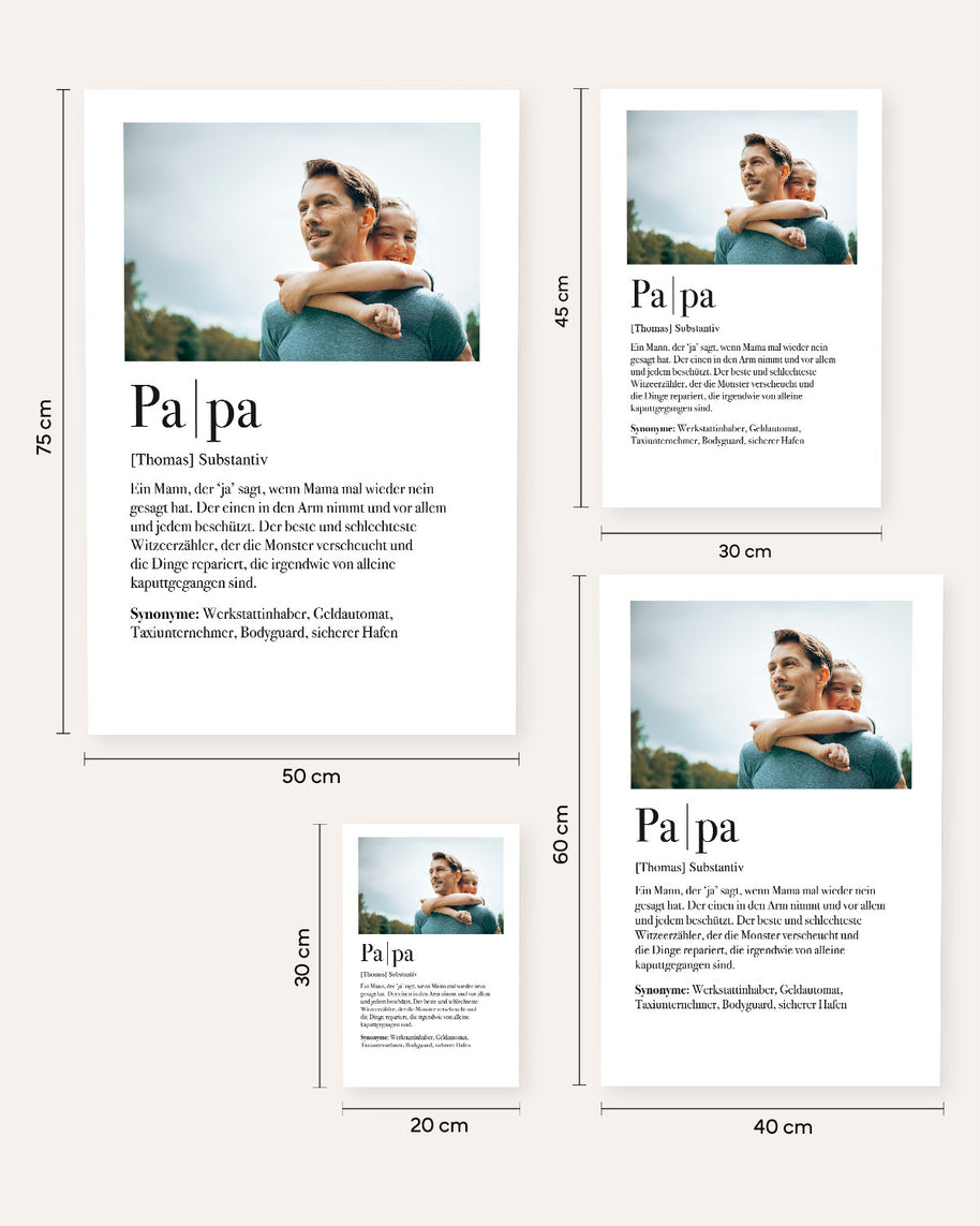 Definition Papa - Poster