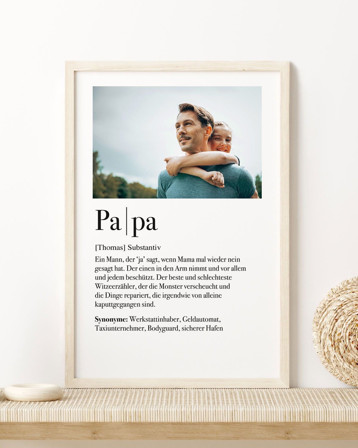Definition Papa - Foto Poster Poster Lieblingsmensch®