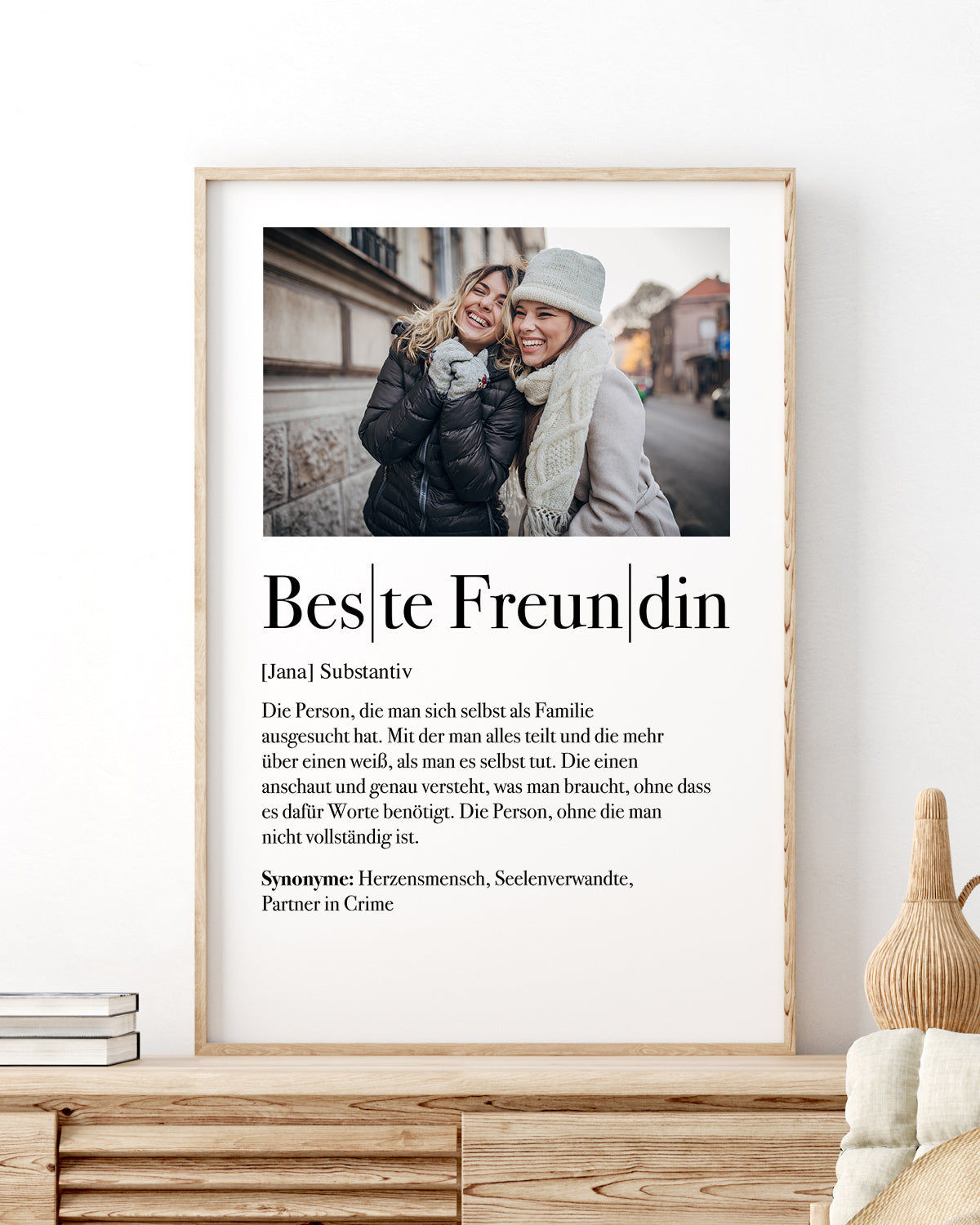 Definition Beste Freundin - Foto-Poster Poster Lieblingsmensch®