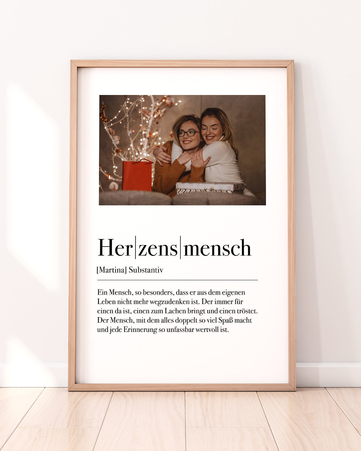 Definition Herzensmensch - Foto-Poster Poster Lieblingsmensch®