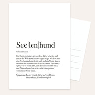 Definition Seelenhund - Postkarte