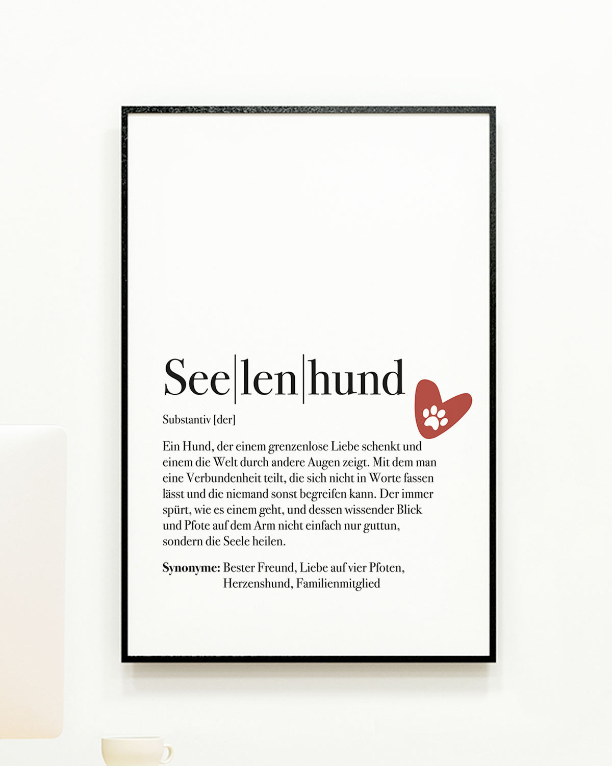 Definition Seelenhund - Foto-Poster Poster Lieblingsmensch®