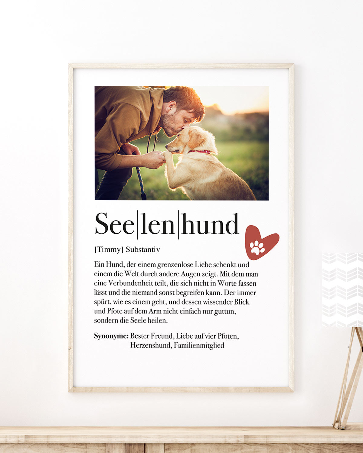 Definition Seelenhund - Foto-Poster Poster Lieblingsmensch®