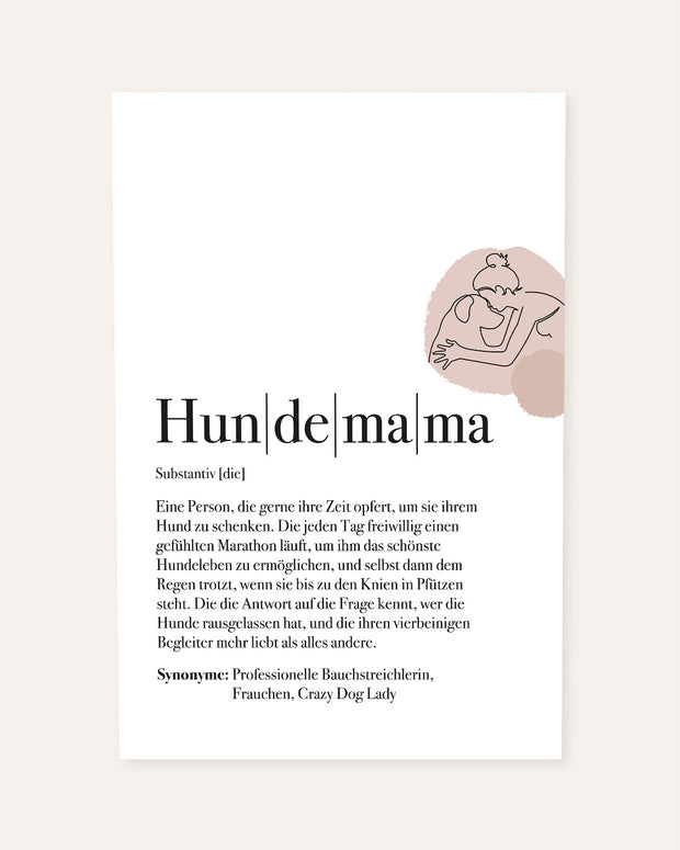 Definition Hundemama - Poster
