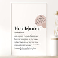 Definition Hundemama - Poster