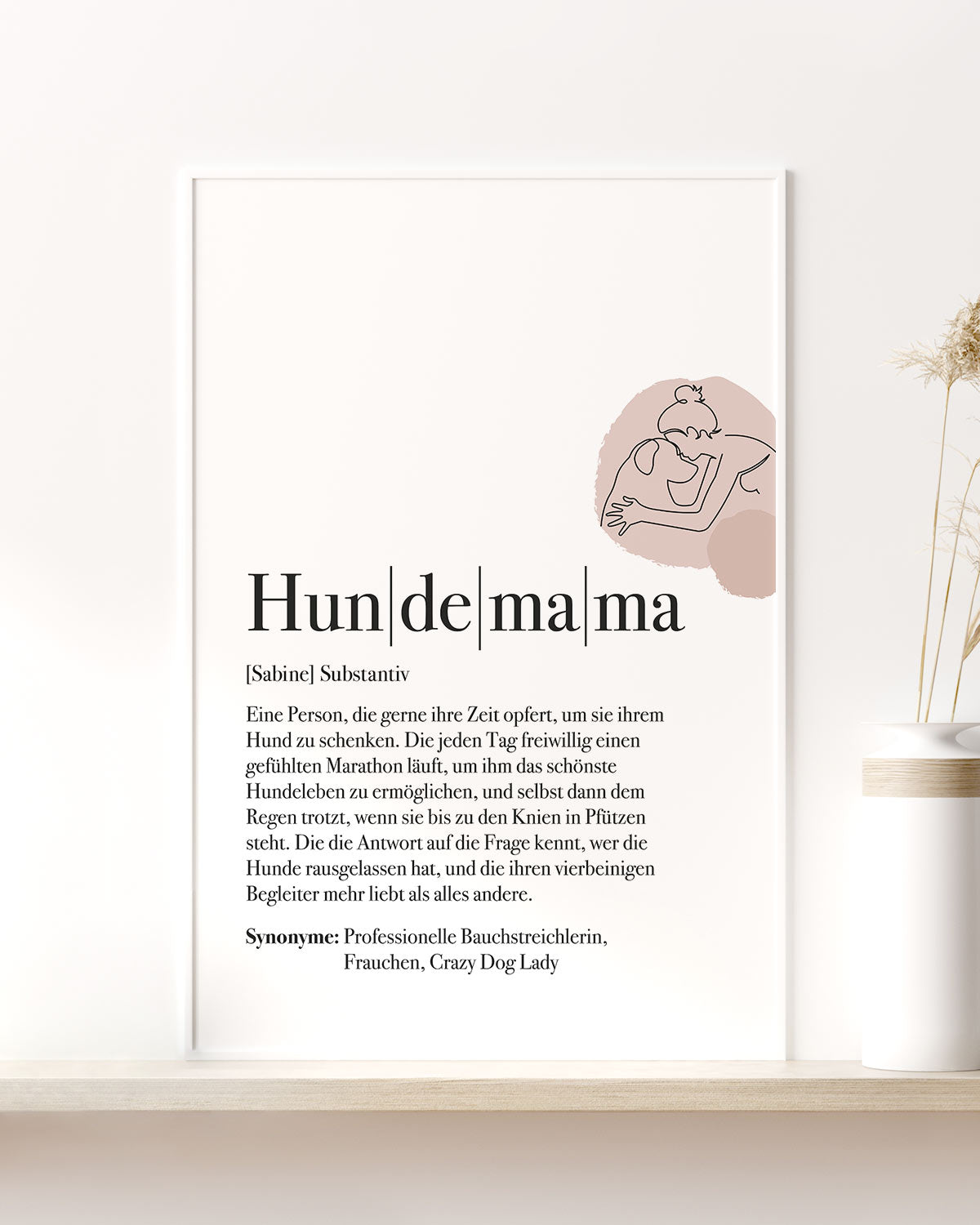 Definition Hundemama - Poster Poster Lieblingsmensch®