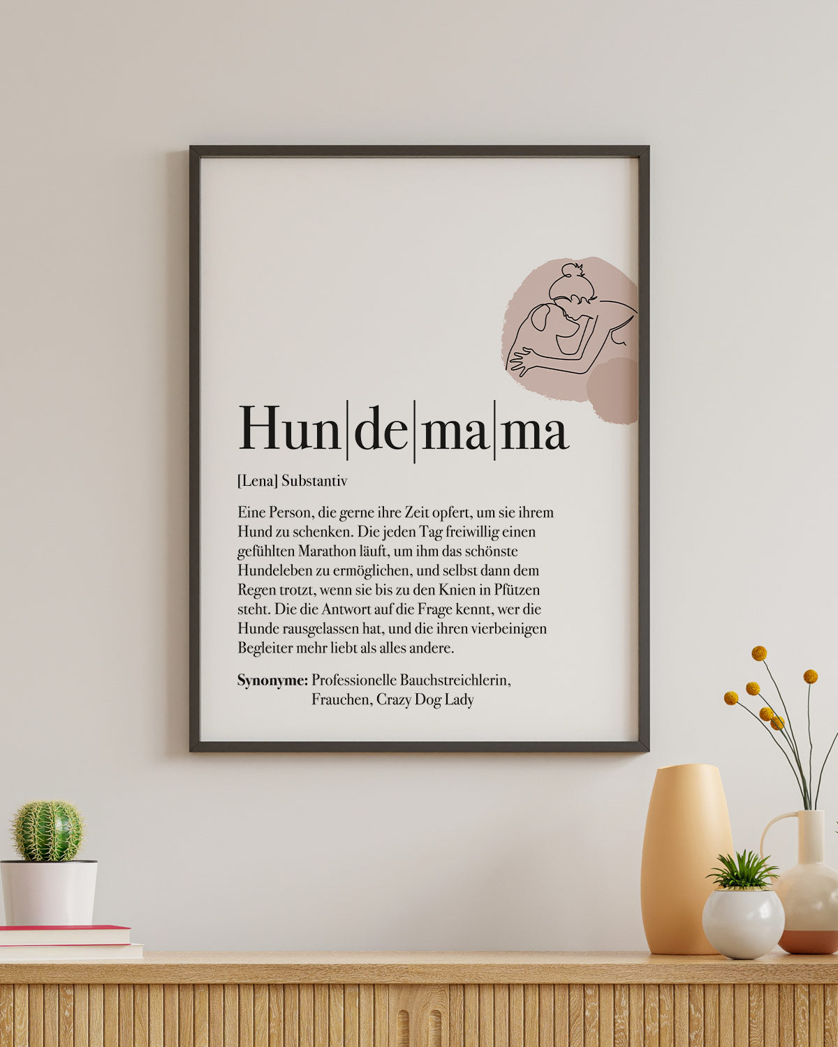 Definition Hundemama - Poster Poster Lieblingsmensch®