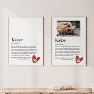 Poster Katze Definition Personalisierbar