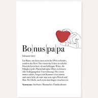 Definition Bonuspapa -  Poster