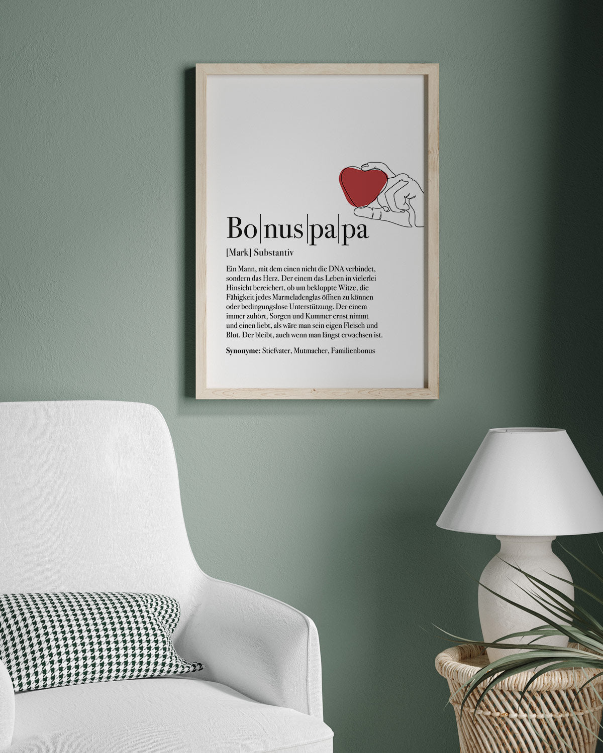 Definition Bonuspapa - Poster Poster Lieblingsmensch®