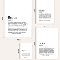 Definition Bestie - Foto-Poster