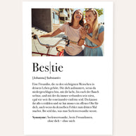 Definition Bestie - Foto-Poster