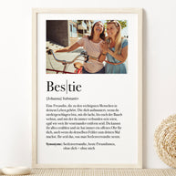 Definition Bestie - Foto-Poster