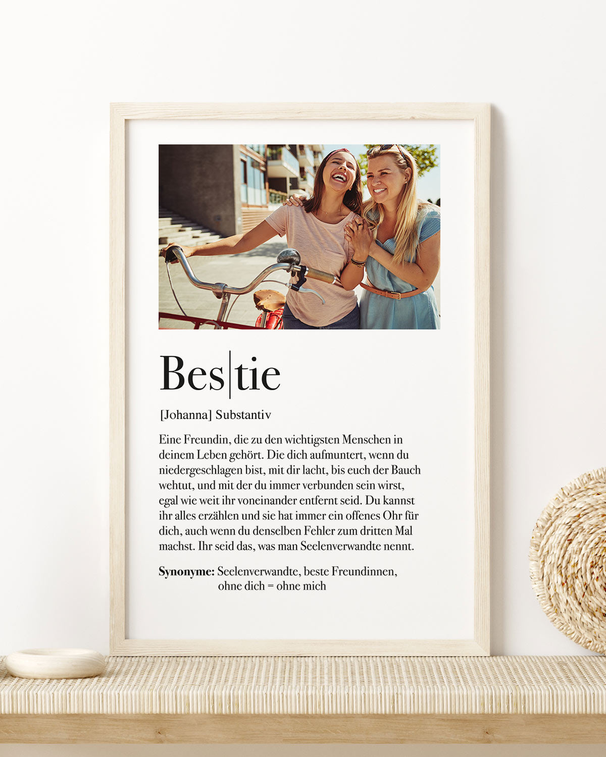Definition Bestie - Foto-Poster Poster Lieblingsmensch®