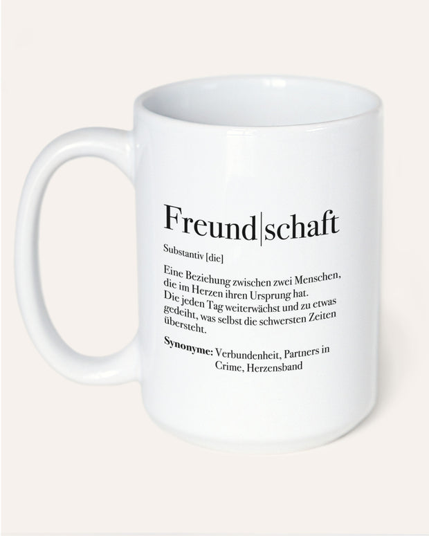Motiv: Definition Freundschaft - VS" Tasse