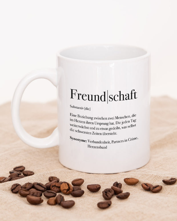 Motiv: Definition Freundschaft - VS" Tasse