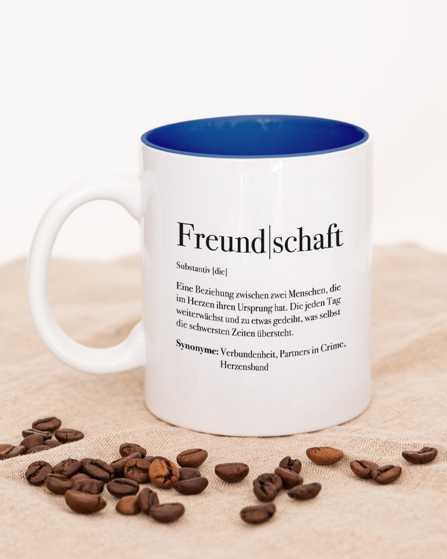 Motiv: Definition Freundschaft - VS" Tasse