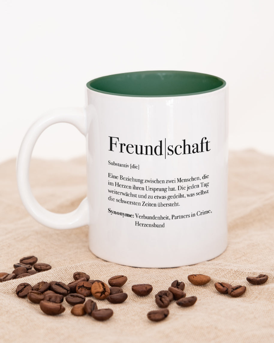 Motiv: Definition Freundschaft - VS" Tasse