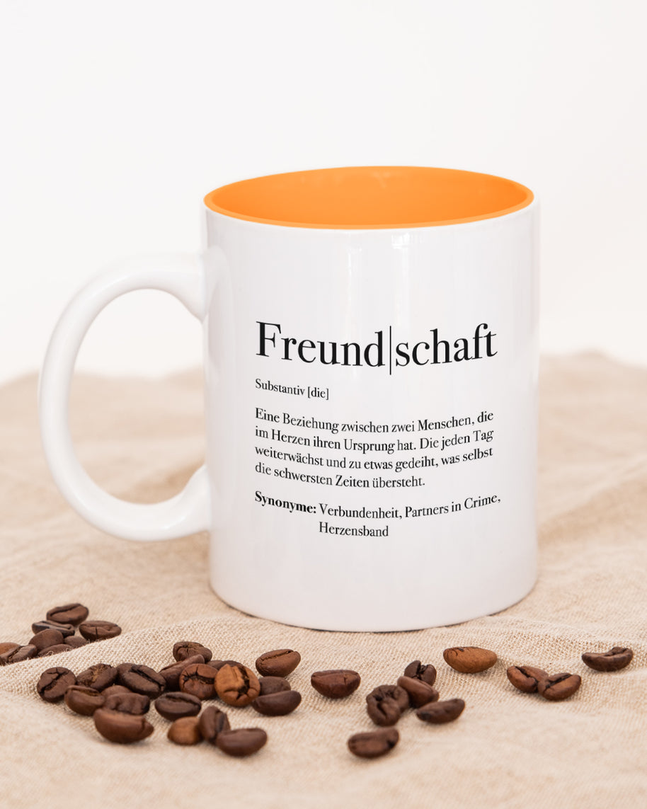 Motiv: Definition Freundschaft - VS" Tasse