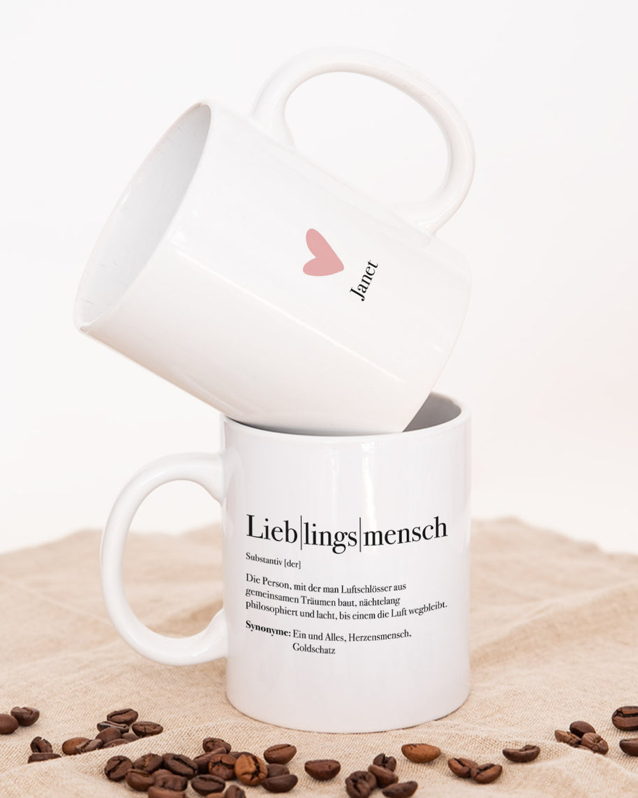 Motiv: Definition Lieblingsmensch - VS" Tasse