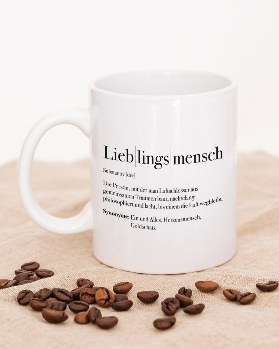 Motiv: Definition Lieblingsmensch - VS" Tasse