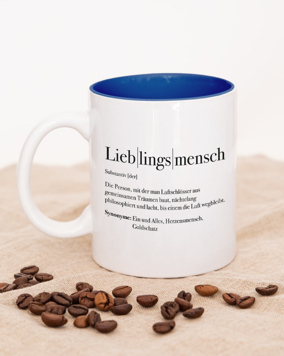 Motiv: Definition Lieblingsmensch - VS" Tasse