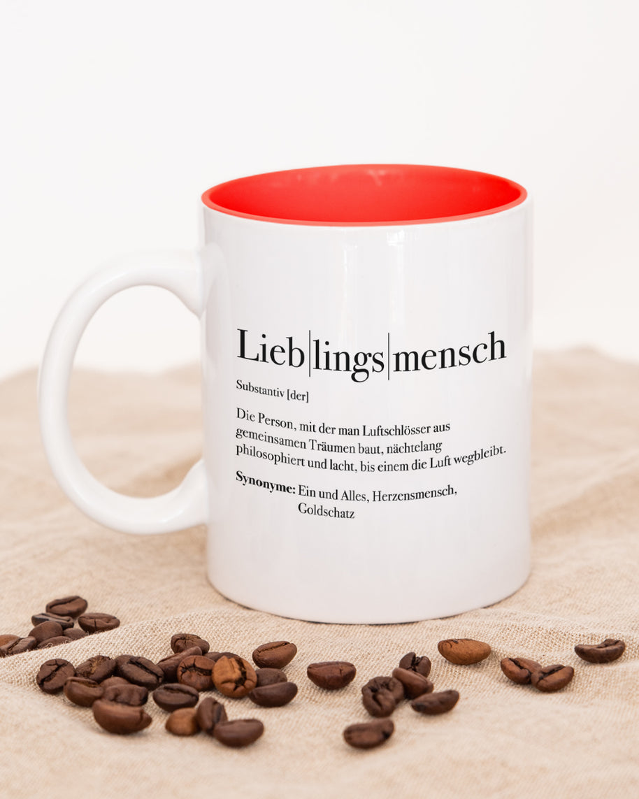 Motiv: Definition Lieblingsmensch - VS" Tasse