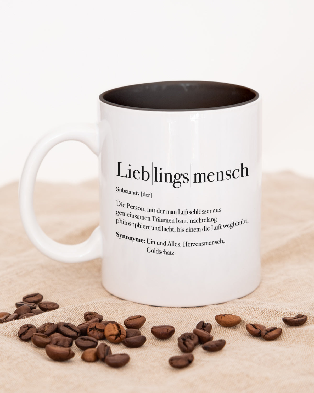 Definition Lieblingsmensch - Tasse Schwarz Tasse Lieblingsmensch®