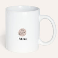 Tasse mit Spruch, Tasse mit Aufdruck, Geschenk für die Liebsten, Hundemama Definition, personalisierbar, weiss
