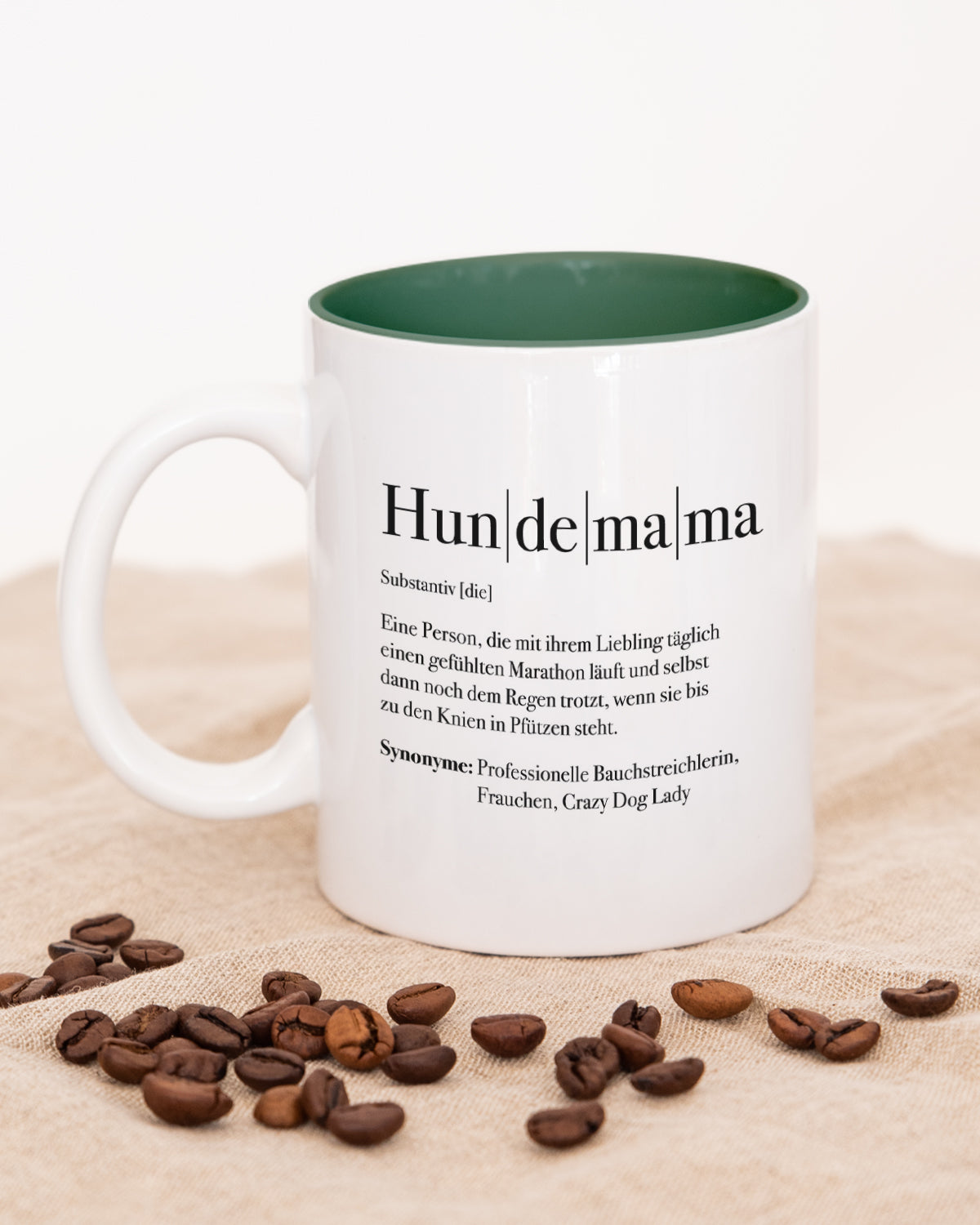 Definition Hundemama - Tasse Dunkelgrün Tasse Lieblingsmensch®