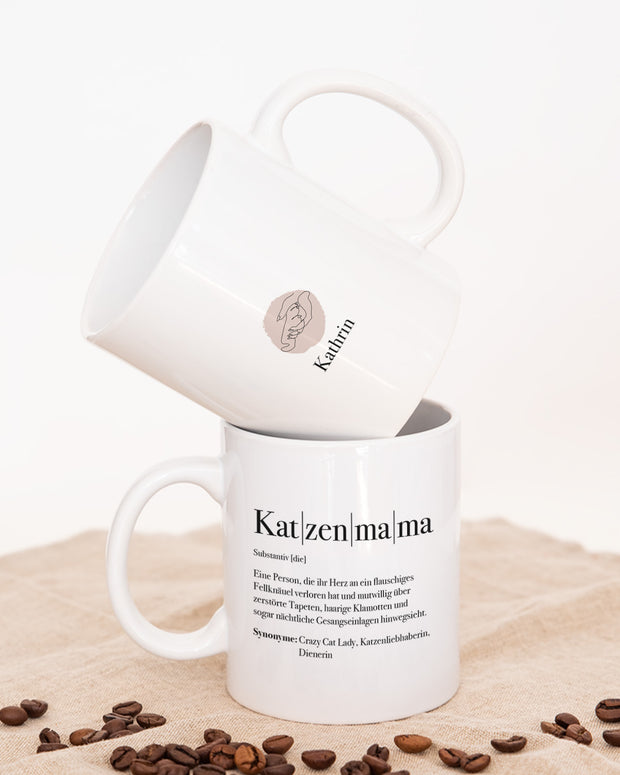 Motiv: Definition Katzenmama - VS" Tasse